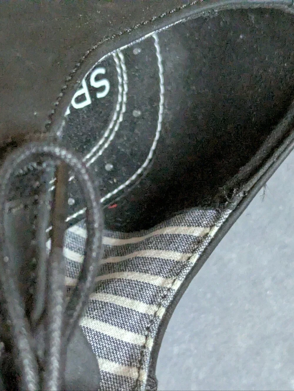 Sperry Top Sider Black Leather Derby Lace-Up Shoes Men 7  Women 11